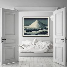 Load image into Gallery viewer, Mount Fuji Print in Oak Frame
