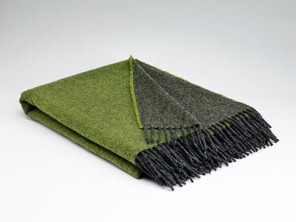 Pure Wool - Meadow Green - Reversible